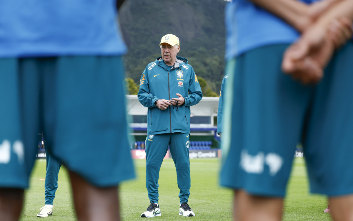 Neymar segue fora, e Ancelotti faz mistério para estreia da Seleção na Copa do Mundo